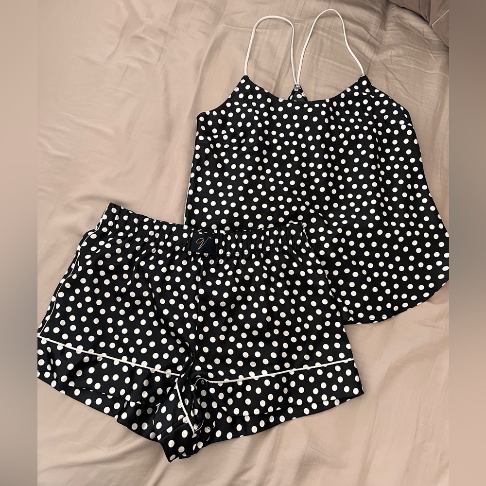 NWOT Victoria’s Secret satin tank & shorts set